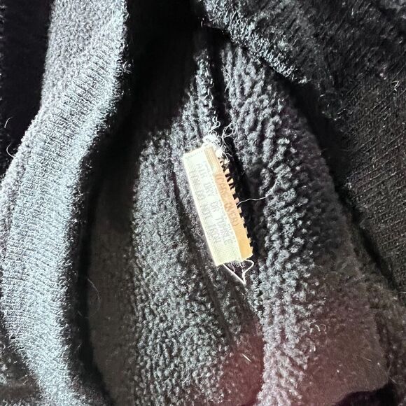 Patagonia 3/4 Zip Black Teal Pink Pullover Long Sleeve Size 12 - Picture 6 of 8